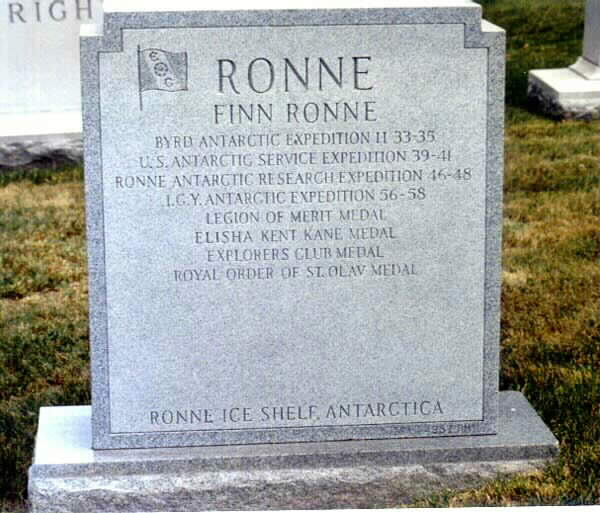 Finn Ronne Gravesite PHOTO